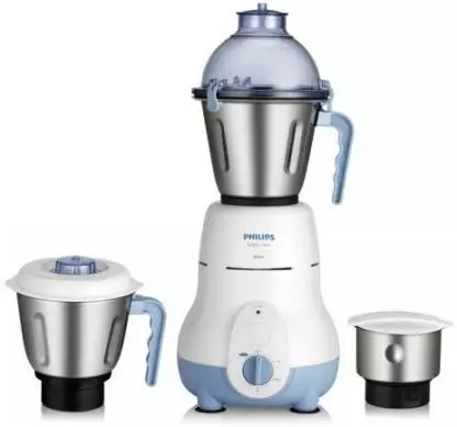 Philips HL1643 600 W Mixer Grinder (Blue, 3 Jars)